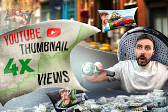 make you high quality premium youtube thumbnail