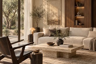 design luxury living room interiors with realistic 3d renders