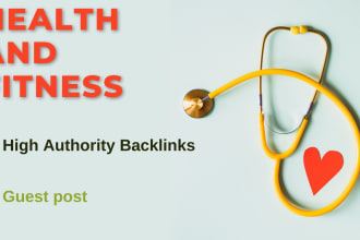 do high da health guest posts with authority health backlinks