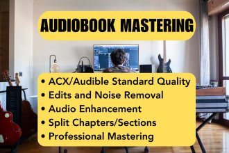 edit and master your audiobook to acx and audible standards