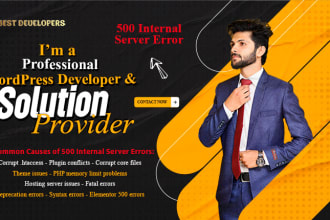fix or resolve the wordpress http 500 internal server error
