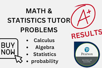 teach you algebra, statistics, calculus, math, at affordable budget
