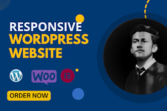 develop wordpress portfolio website and business website