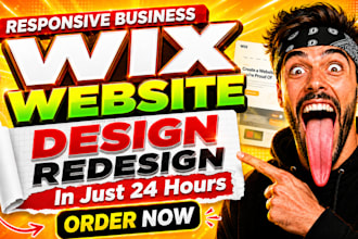 do wix website redesign, wix website design, redesign wix website, wix website