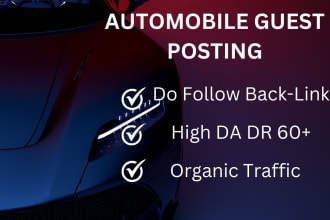 do automobile guest post on your blogs