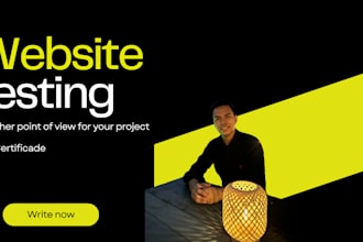 test your website and mobile page