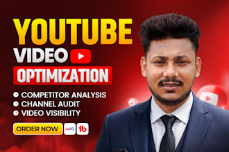 be your youtube video SEO expert and channel manager