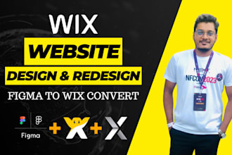 design wix studio and editor x website or figma to wix