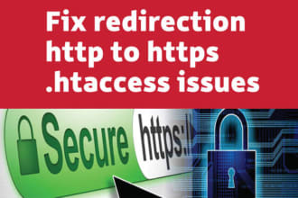fix http to https redirect on your website