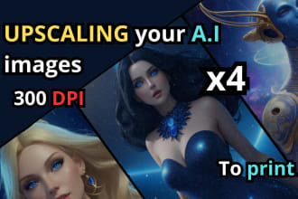 scale up your images made with ia