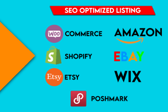 do SEO optimized etsy listing titles product description tags