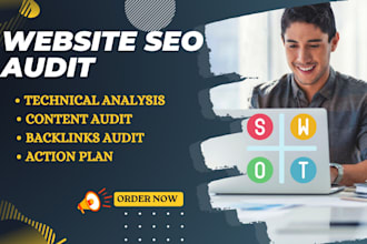 create detailed website SEO audit report and action plan for high rankings