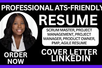 create scrum master resume, project management, product owner, pmp and agile cv