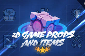 design unique stylized props and assets for your 2d game