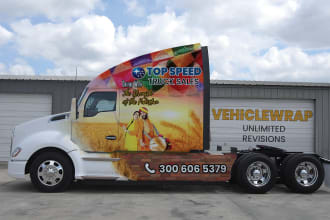 make your truck wrap, vehicle vinyl wrap design to eye catching