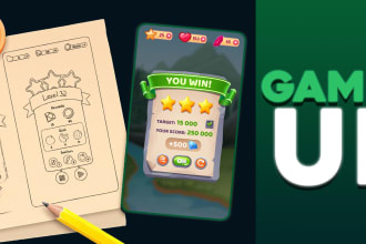 design professional ui ux for your 2d game