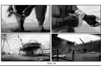 Top 10!  create an quality storyboards for you designs