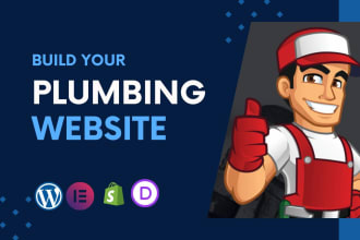 build your plumbing website and construction or hvac or handyman website