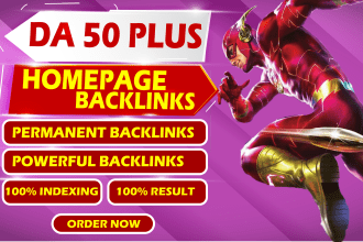build dofollow contextual homepage high quality SEO backlinks link building