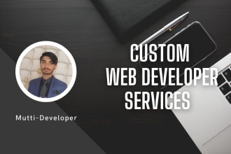 do website design HTML CSS front end with responsive