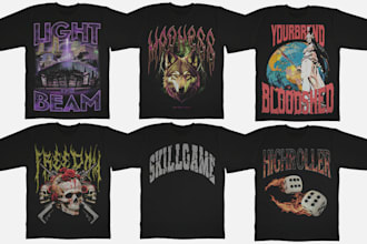 create unique t shirt designs for your brand or merchandise
