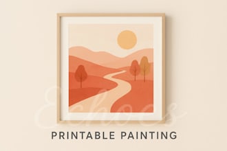 create  wall art,  calligraphy, motivational prints for homes