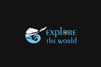do a travel, tour, resort, adventure, photography logo