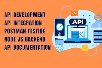 do API integration and API development in node js