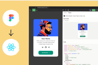 convert figma to react js or next js using tailwind css