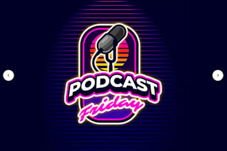 design logo about podcast, broadcast, radio, music, studio within 1 day