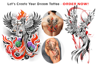 create stunning custom tattoo designs