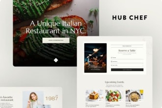 do restaurant , cafe , bakery business website