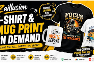 create custom tshirts and mugs designs