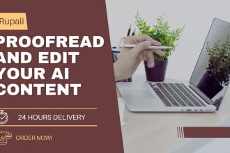 professionally enhance, rewrite, and proofread ai or chat gpt content