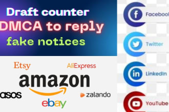 submit dmca counter notification to respond fake dmca takedown notices