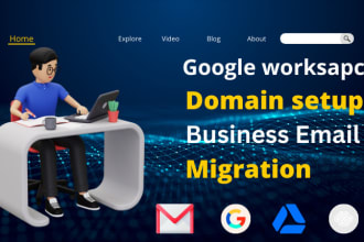 google workspace setup, dns email migration smtp domain business gmail txt cname