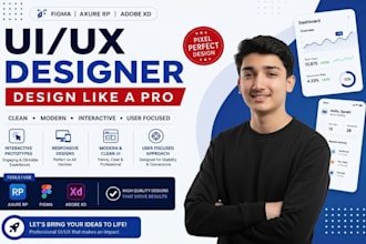 create prototypes and designs on axure rp 10, 11 and figma