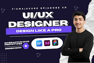 create prototypes and designs on axure rp 10, 11 and figma