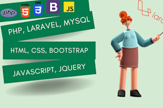 develop and fix laravel PHP web apps with ai integration