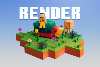 make a professional minecraft art