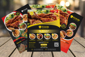 professional food restaurant flyer design
