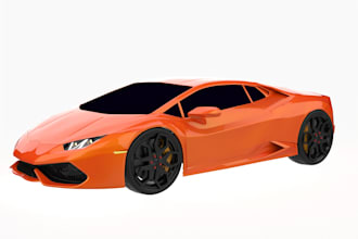 do industrial 3d model and photorealistic render