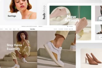 do fashion store website design