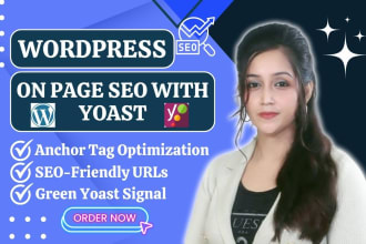 perform wordpress website on page optimization with yoast SEO plugin