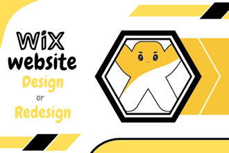 design or redesign a responsive wix website