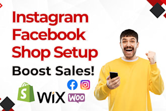 setup fb and ig shop for ecommerce website