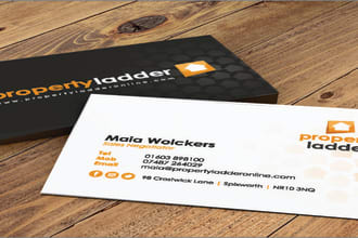 design professional business card with qr code
