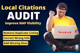 audit and clean up local citations to fix nap issues and boost google map rank