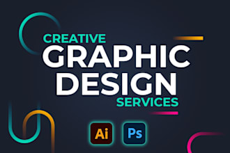 use adobe illustrator and adobe photoshop for custom graphic designing