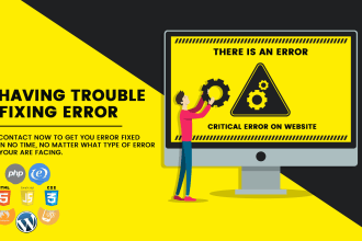 do website bugs fixing, troubleshooting and error fixing